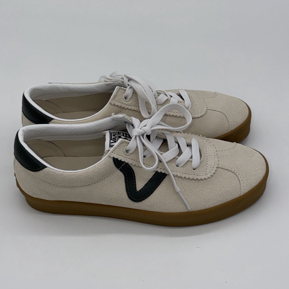 NEW VANS Sport Low Gum Turtle Dove Suede Women's 8.5 Men's 7 VN000D1P89F US - Picture 11 of 16